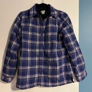 LL Bean Fleece-lined Flannel